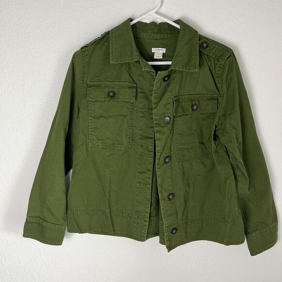 J. Crew Jackets & Blazers - J. Crew Safari Shirt Jacket in Pine Green Size XS​